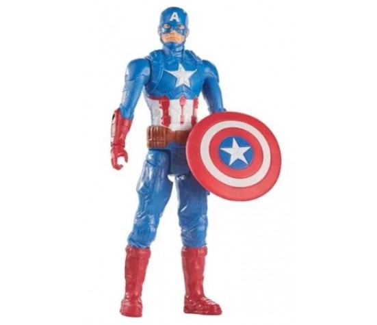 Hasbro - Personaggio Capitan America 30 cm Titan Hero Series