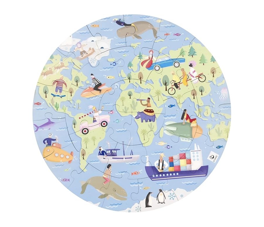 Stokke - Puzzle MuTable In giro per il Mondo