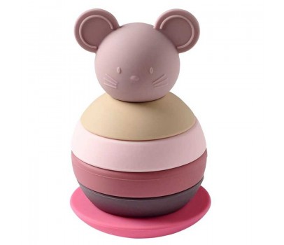 Nattou - Topolino Impilabile Rosa