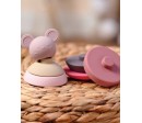 Nattou - Topolino Impilabile Rosa