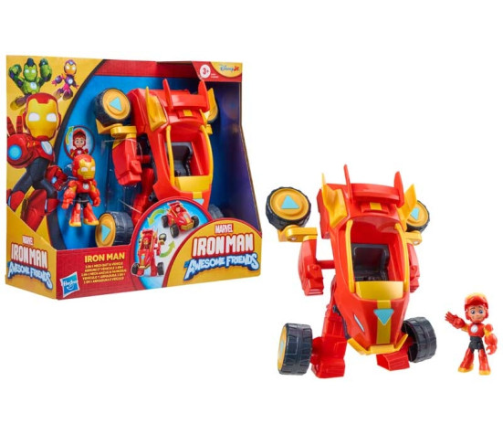 Hasbro - Iron Man e i suoi amici Mech 2 In 1 Assortito