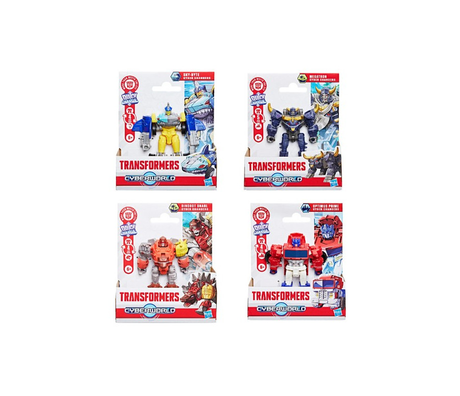 Hasbro - Personaggi Transformers Cyber Changers Assortiti Hasbro - Personaggi Transformers Cyber Changers Assortiti