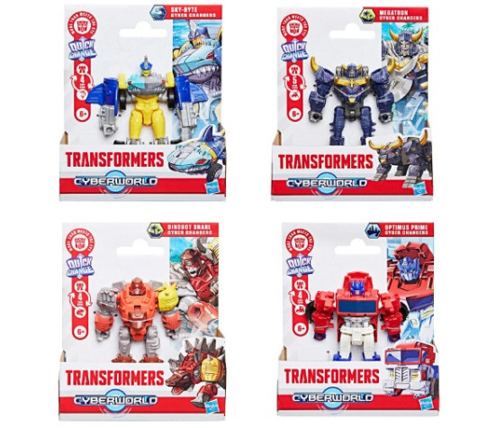 Hasbro - Personaggi Transformers Cyber Changers Assortiti