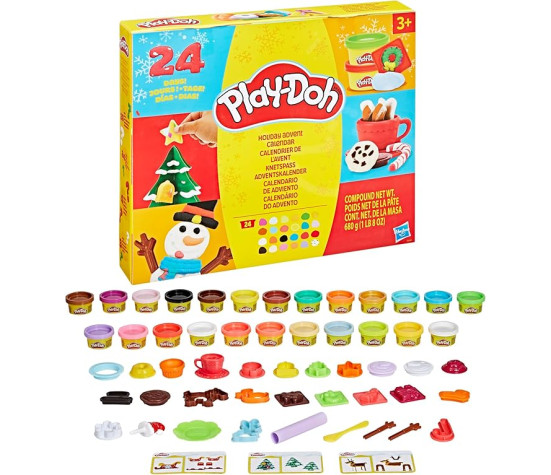 Hasbro - Play-Doh Calendario dell'Avvento