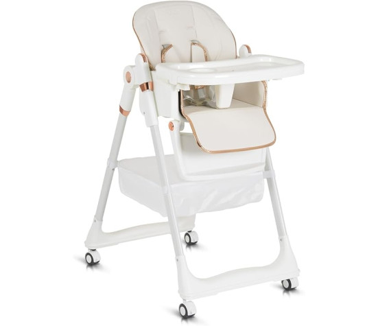 Moni - Seggiolone Pappa Lindo Bianco