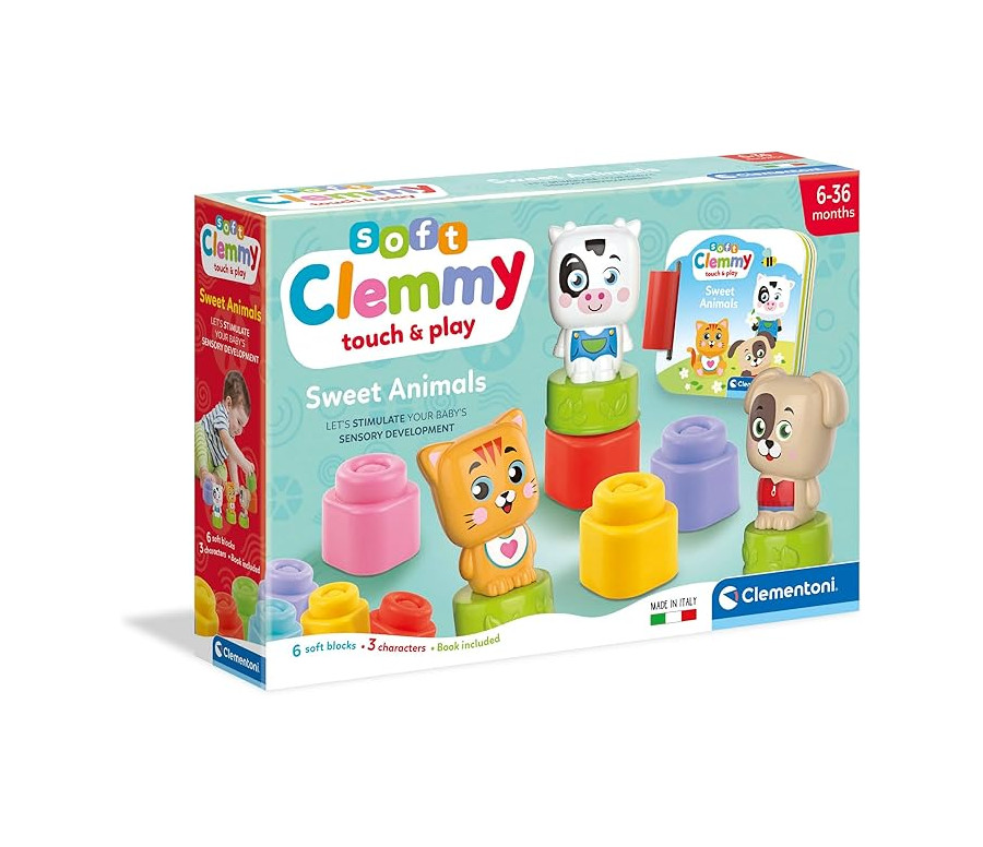 Clementoni - Soft Clemmy Sweet Animals 17849