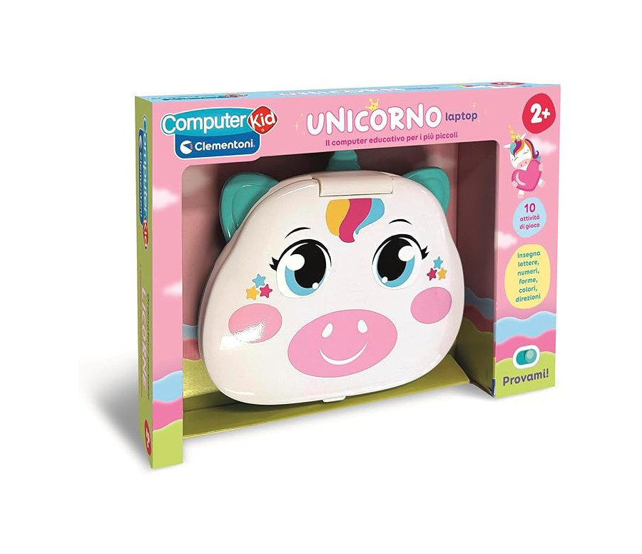 Clementoni - Laptop Educativo Unicorno 16489