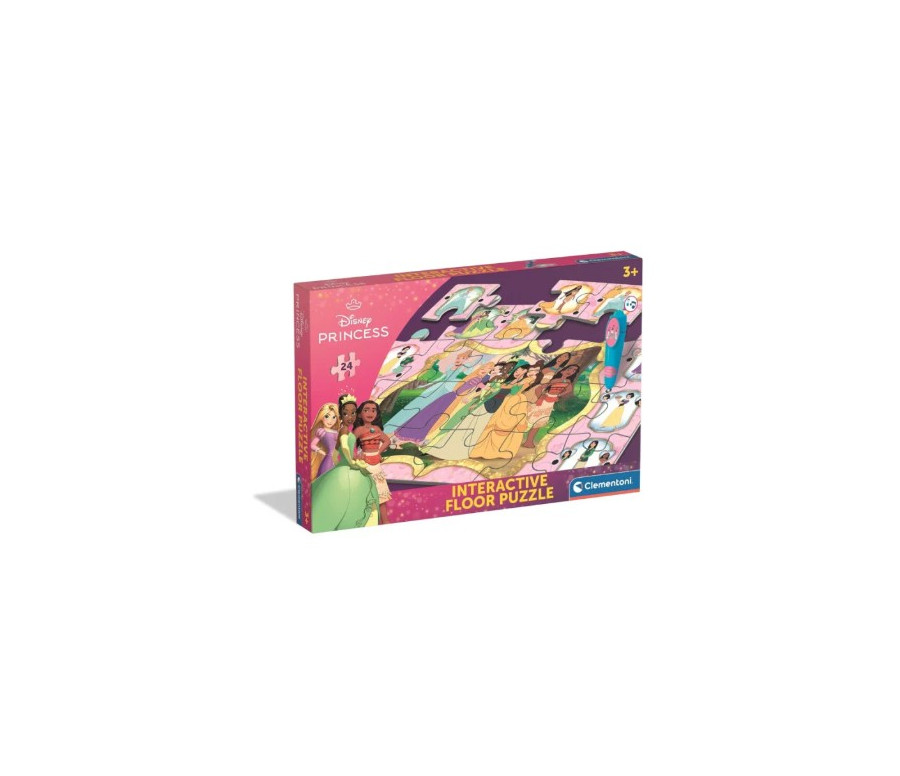 Clementoni - Puzzle Interattivo da Pavimento Disney Princess 16685