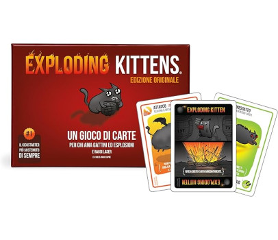 Asmodee - Gioco di carte Exploding Kittens