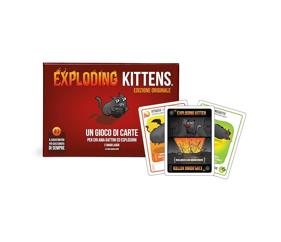 Asmodee - Gioco di carte Exploding Kittens