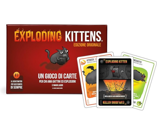 Asmodee - Gioco di carte Exploding Kittens
