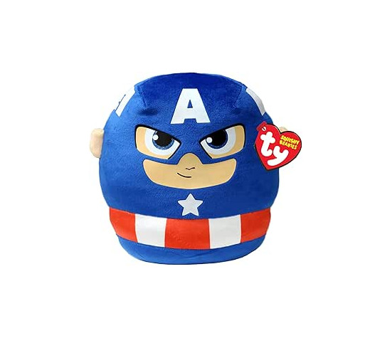 TY Collection - Squishy Beanies Collezione Marvel Captain America 22 cm