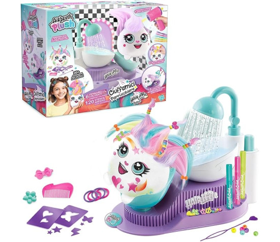 Rocco Giocattoli - Airbrush Plush Ciuffamici Parrucchiere