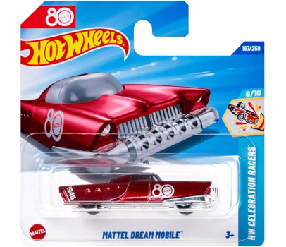 Hot Wheels Mattel - Modellino Auto Dream Mobile 80° Anniversario Collector's Edition Assortite