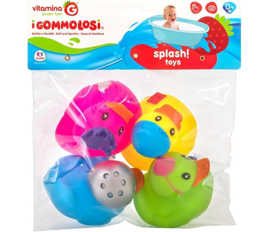 Globo - Gommolosi Paperelle colorate in Gomma GL-05368