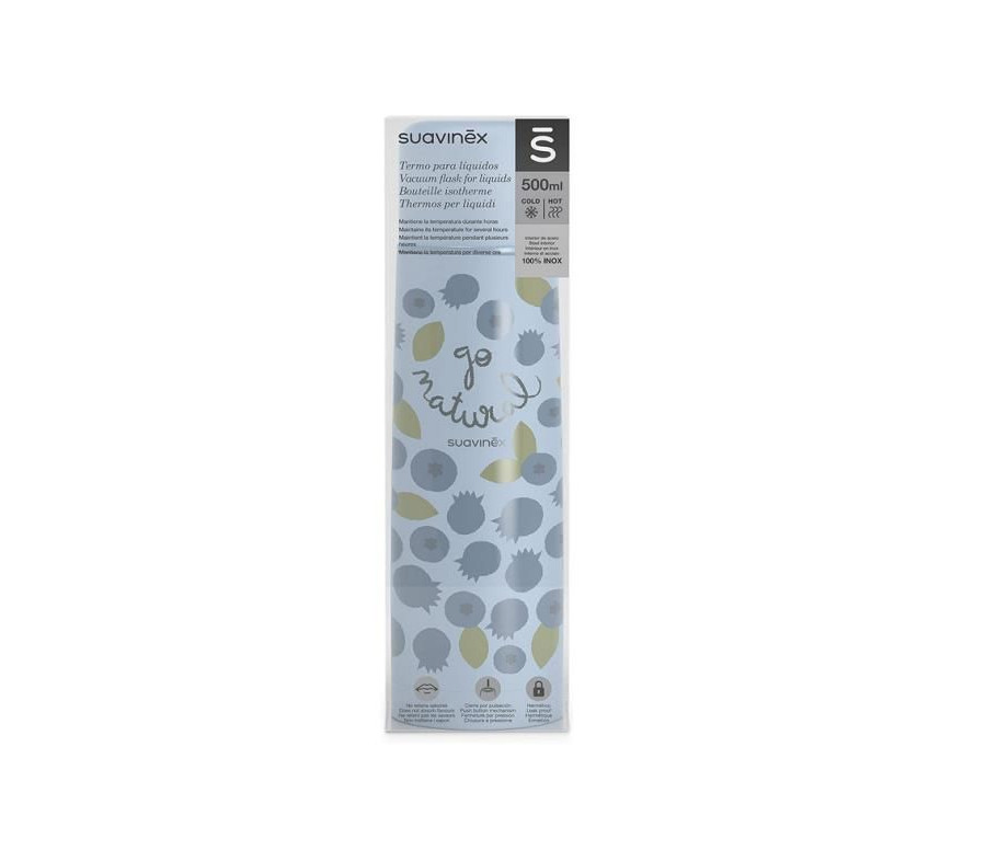 Suavinex - Thermos Go Natural blu