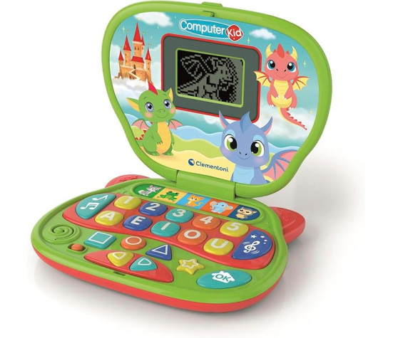 Clementoni - Computer Kid Draghetto Laptop Educativo 16488