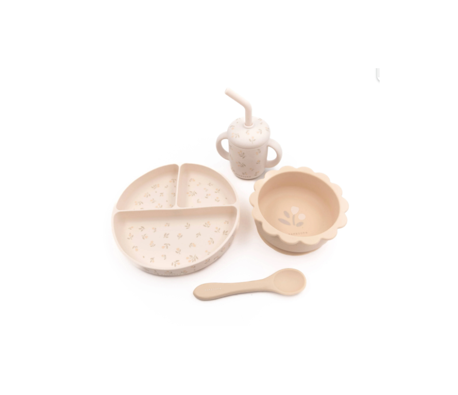 Bamboom - Dinner Set Pappa Tulips Bamboom - Dinner Set Pappa Tulips