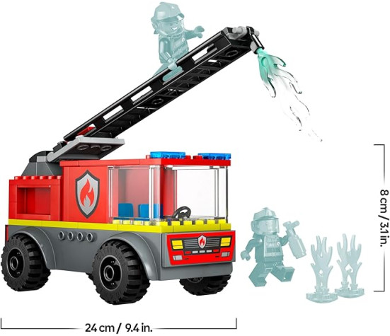 Lego City - Autopompa dei Pompieri con Scala 60463
