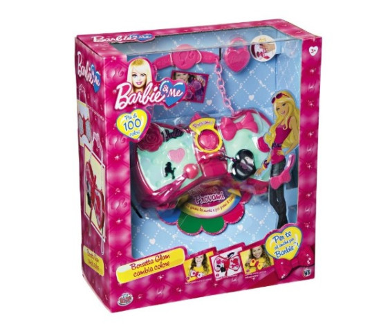 Grandi Giochi - Borsetta Glam Cambia Colore Barbie