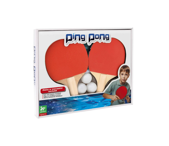 Globo - Set Ping Pong con rete e 3 palline 41884