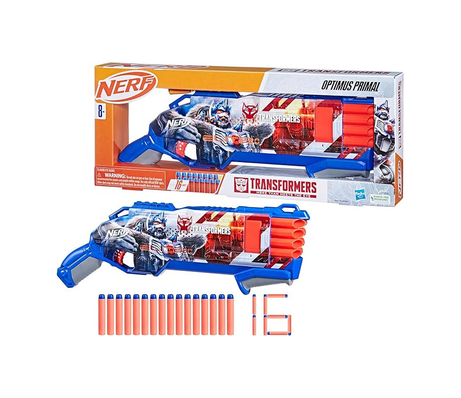 Hasbro - Nerf Transformers Optimus Primal Dart Blaster