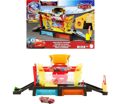 Mattel - Cars Autolavaggio Corsa Cambia Colore