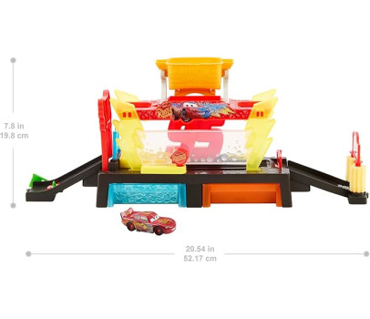 Mattel - Cars Autolavaggio Corsa Cambia Colore