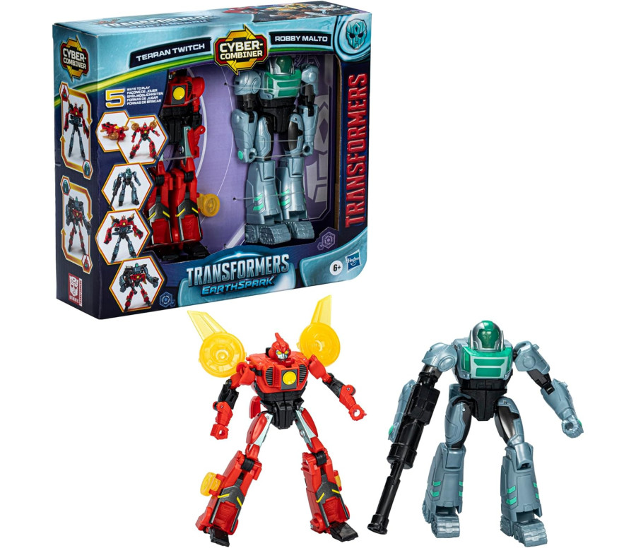 Hasbro - Transformers EarthSpark Robby e Twitch