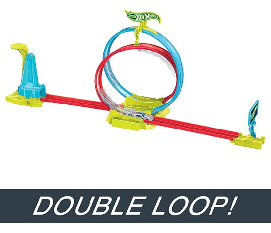 Mattel - Pista Hot Wheels Neon Speeders Laser Stunt Slamway