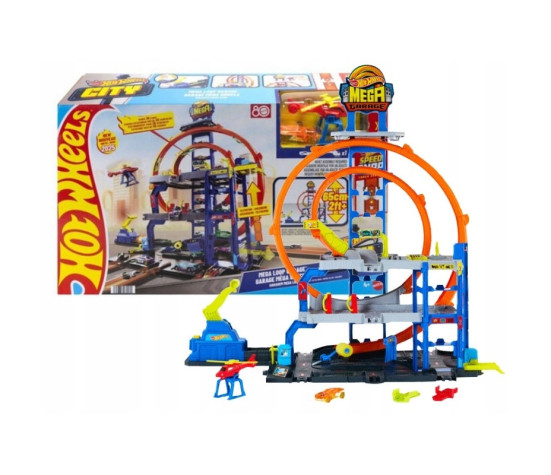 Mattel - Hot Wheels City Garage Mega Loop