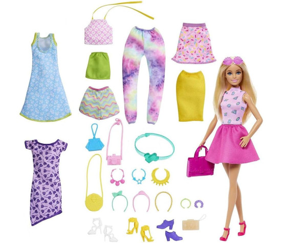 Barbie - Bambola con Vestiti Fashion