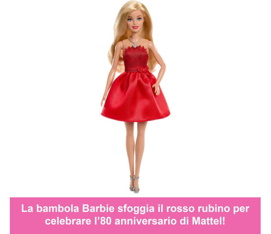 Mattel - Barbie Anniversario Mattel 80° JGD25