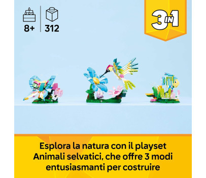 Lego Creator - Animali Selvatici 3 in 1 - 31384