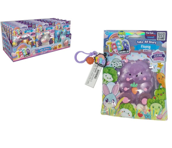 TABA World Squishy in 8 modelli assortiti, pezzo singolo