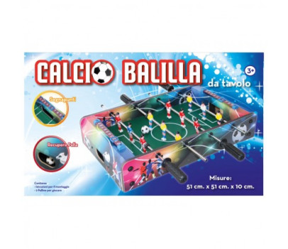 Grandi Giochi - Calcio Balilla da tavolo in legno M3-24501