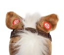 Moni - Cavallo a dondolo di peluche Chipper coffee Moni - Cavallo a dondolo di peluche Chipper coffee