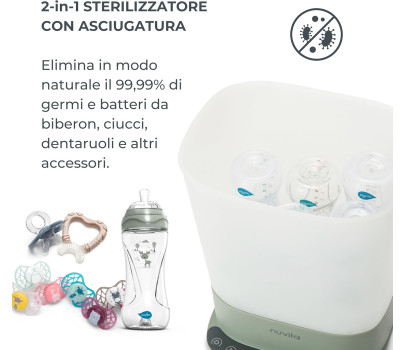 Nuvita - Sterilizzatore Steridry  2in1 con Asciugatura
