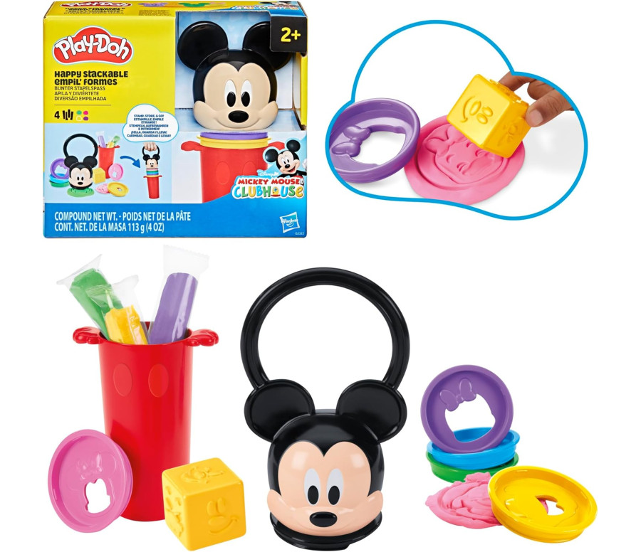 Hasbro - Play-Doh Disney Junior Happy Stackable