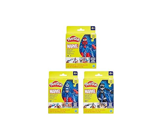Hasbro - PlayDoh Personaggi Marvel Assortiti