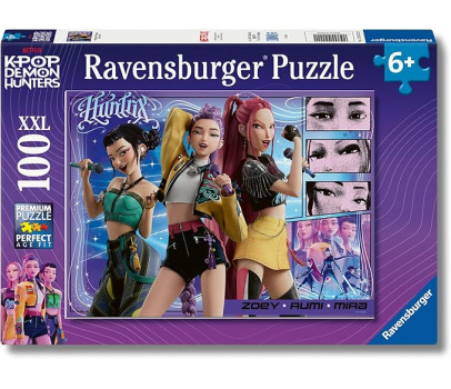 Ravensburger - KPop Demo Hunter Puzzle 100 Pezzi XXL da Pavimento