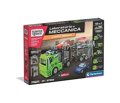 Clementoni  - Scienza e Gioco Laboratorio di Meccanica Camion Bisarca 19391
