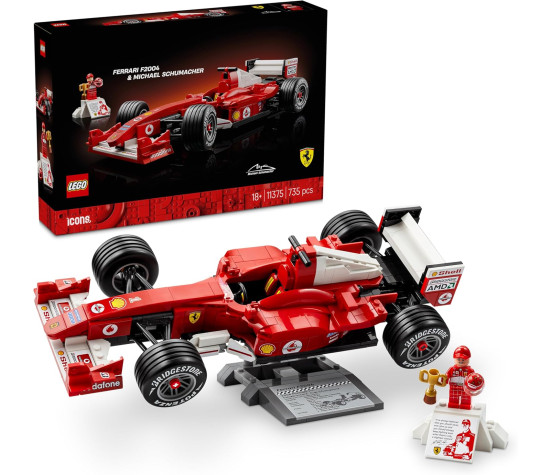Lego Icons - Ferrari F2004 e Michael Schumacher 11375