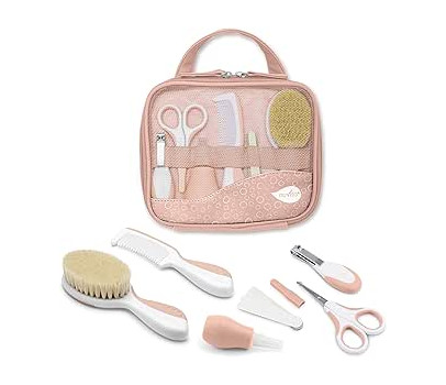 Nuvita - Trousse da Bagno Baby Care Kit Rosa