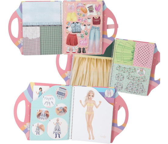 Depesche - TOPModel Libro di Adesivi Dress Me Up 13574