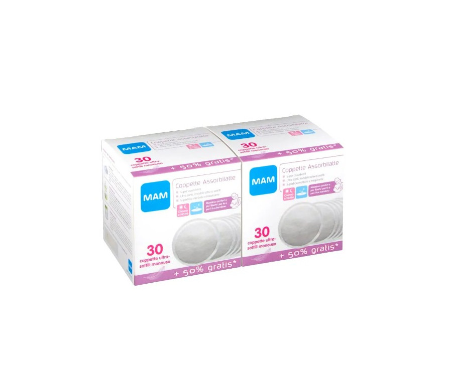 Mam - Coppette assorbilatte 60pz