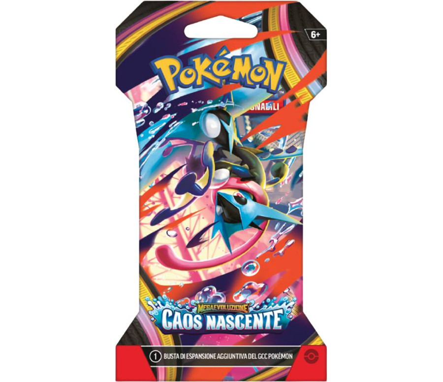 Pokemon - Carte Megaevoluzione Caos Nascente (Bustina Paper Sleeve- ITA)