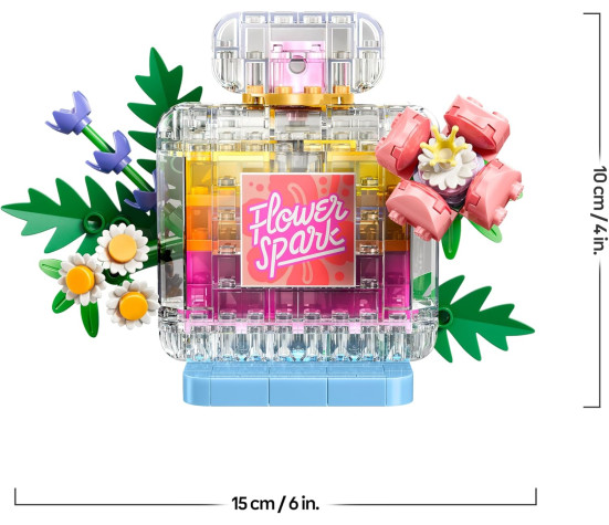Lego Creator - Boccetta di Profumo con Decorazione Floreale 3 in 1 - 31383