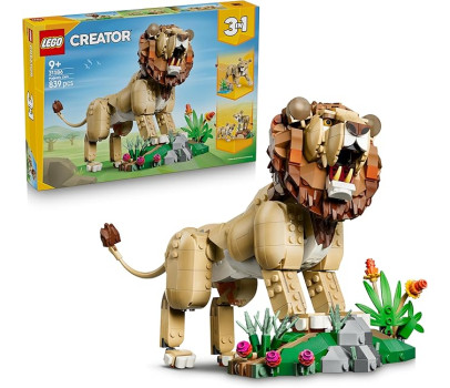 Lego Creator - Animali Selvatici: Leone Maestoso 3in1 - 31386