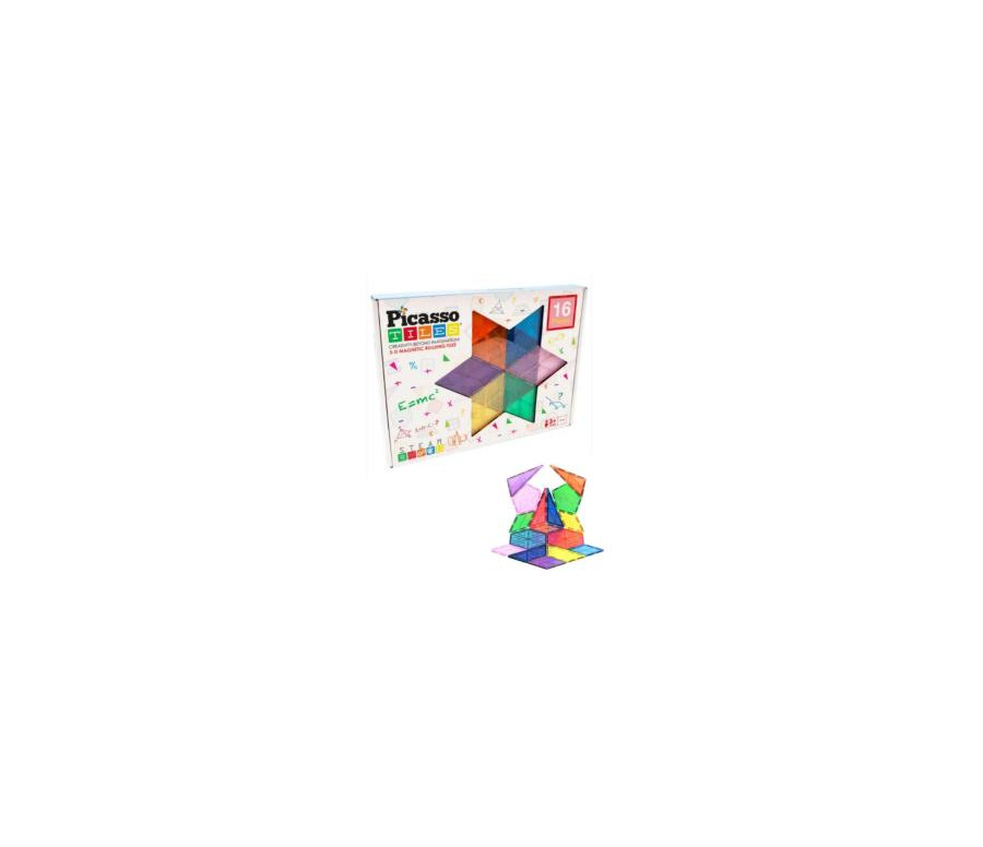 Picasso Tiles - Costruzioni Magnetiche Geometriche 16 pezzi ...
